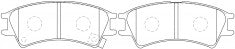 ผ้าเบรค NIBK DB1483 PN0109 BENDIX (017417)