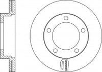 Rotor Disc, NIBK, MB334308, RN1262V, MITSUBISHI (018308)