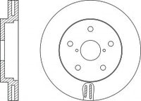 Rotor Disc, NIBK, 43512-20590, RN1384V, TOYOTA (018856)