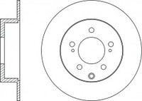 Rotor Disc, NIBK, 4249F4, RN1404, CITROEN (016940)