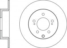 Rotor Disc, NIBK, 4249F4, RN1404, CITROEN (016940)