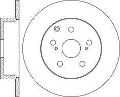 Rotor Disc, NIBK, 42431-21010, RN1254, TOYOTA (018885)