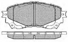 ผ้าเบรค NIBK AN-787K, PN25002, AKEBONO (017975)
