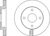 Rotor Disc, NIBK, 40206-3HA0A, RN22003V, NISSAN (018390)