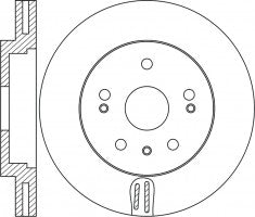 Rotor Disc, NIBK, A1664210612, RN1698V, MERCEDES-BENZ (018117)