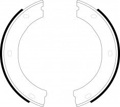 NIBK, Brake Shoes, 362326B, FN0528, BENDIX EUR