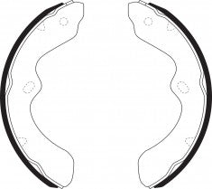 ผ้าเบรก, NIBK, NN-2061, FN1197, AKEBONO (018360)