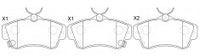 NIBK, Brake Pad, 7716, PN0154, BENDIX AUS