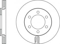 Rotor Disc, NIBK, MB407031, RN1329V, MITSUBISHI (018251)