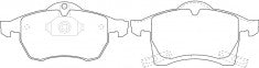 ผ้าเบรค NIBK DB1510 PN0118 BENDIX AUS (018560)