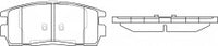 NIBK, Brake Pad, 1914 9904, PN0479, CHEVROLET