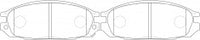 NIBK, Brake Pad, A-276K, PN2371, AKEBONO