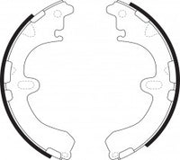 NIBK, Brake Shoes, NR-1030, FN2311, AKEBONO
