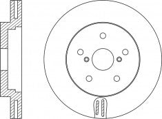 Rotor Disc, NIBK, 26300AG02A, RN1507V, OEM (018739)
