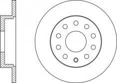 จานโรเตอร์, NIBK, 562238B, RN33006, BENDIX (018696)