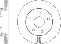 Rotor Disc, NIBK, A2464210012, RN1594V, MERCEDES-BENZ (017846)