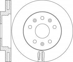 จานโรเตอร์, NIBK, 98 052 601 80, RN3005V, CITROEN (017011)