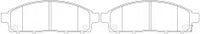 NIBK, Brake Pad, AN767WK, PN3809, AKEBONO