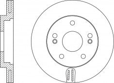 Rotor Disc, NIBK, 51712-2V000, RN1548V, HYUNDAI (017421)