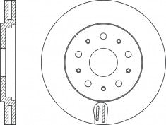 Rotor Disc, NIBK, 1J0 615 301 R, RN1379V, VAG (009646)