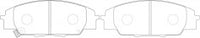 NIBK, Brake Pad, A-491WK, PN8423, AKEBONO