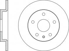 Rotor Disc, NIBK, 13502137, RN34004, GM (016827)