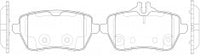NIBK, Brake Pad, D1689-8916, PN0579, FMSI