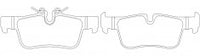 NIBK, Brake Pad, 34 21 6 859 917, PN0651, BMW