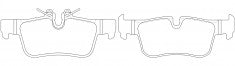 NIBK, Brake Pad, 34 21 6 859 917, PN0651, BMW
