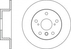 Rotor Disc, NIBK, 4243133040, RN1486, OEM (018849)