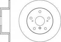 จานโรเตอร์, NIBK, 42431-06110, RN1432, TOYOTA (018853)