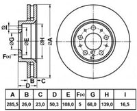 Rotor Disc, NIBK, 562244B, RN1167V, BENDIX (019147)