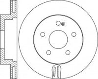 Rotor Disc, NIBK, A 000 421 24 12, RN1710V, MERCEDES-BENZ (017872)
