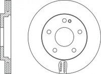 จานโรเตอร์, NIBK, 562049B, RN1108V, BENDIX (017850)