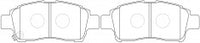 NIBK, Brake Pad, A-618WK, PN1471, AKEBONO