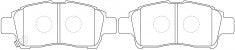 NIBK, Brake Pad, A-618WK, PN1471, AKEBONO