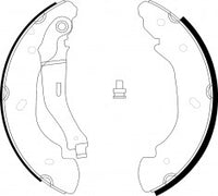 NIBK, Brake Shoes, 1 227 045, FN0575, FORD