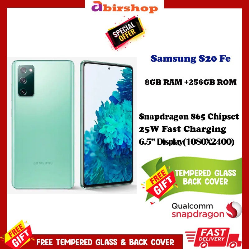 Samsung S20 FE  8GB/256GB Display Set 1 Year Warranty
