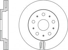 Rotor Disc, NIBK, 562173B, RN1113V, BENDIX (019146)