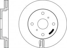 Rotor Disc, NIBK, 96329364, RN1323V, CHEVROLET (016829)