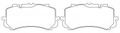 NIBK, Brake Pad, 4M0698151AK, PN0895, BENTLEY