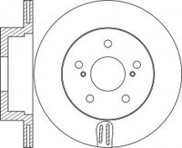 Rotor Disc, NIBK, 43206-AG911, RN1969V, NISSAN (018405)