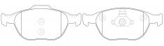 NIBK, Brake Pad, DB1666, PN0337, BENDIX AUS