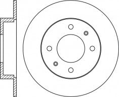 Rotor Disc, NIBK, 561587B, RN1096, BENDIX (018318)