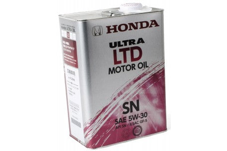 น้ำมันเครื่อง Honda, ULTRALTDSN5W30,4L, KLAN5-05304, 08218-99974, ACURA (061330)