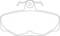 NIBK, Brake Pad, 571408B, PN0244, BENDIX EUR