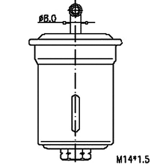 JS,, Petrol Filter (INJECTOR & CARBURETOR), 23300-87507, FS9098, DAIHATSU