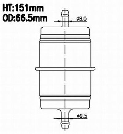 JS,, Petrol Filter (INJECTOR & CARBURETOR), 33000 076, FS433J, JEEP