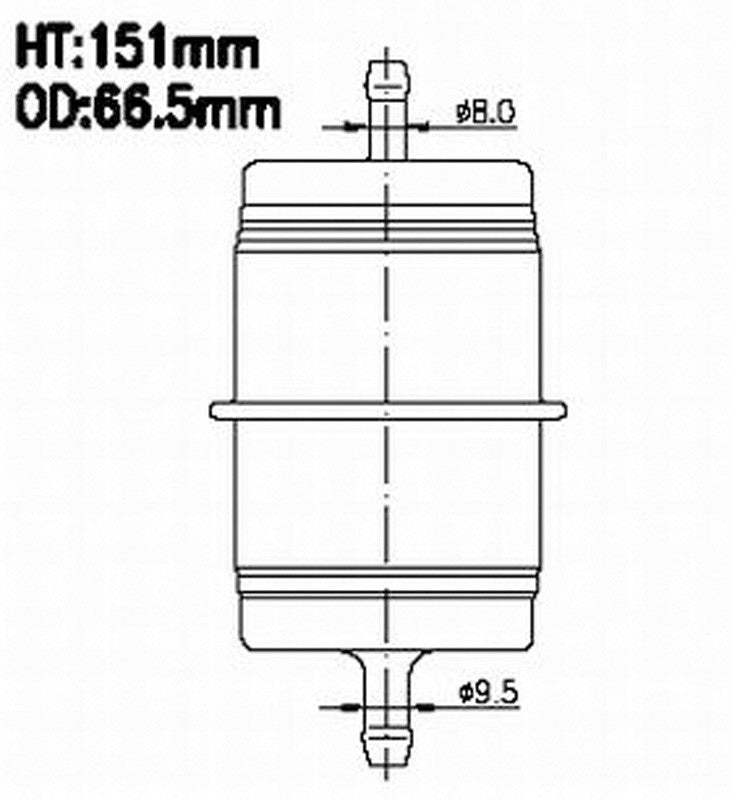 JS,, Petrol Filter (INJECTOR & CARBURETOR), 33000 076, FS433J, JEEP