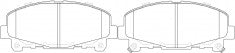 ผ้าเบรค NIBK DB2118 PN8865 BENDIX AUS (009482)